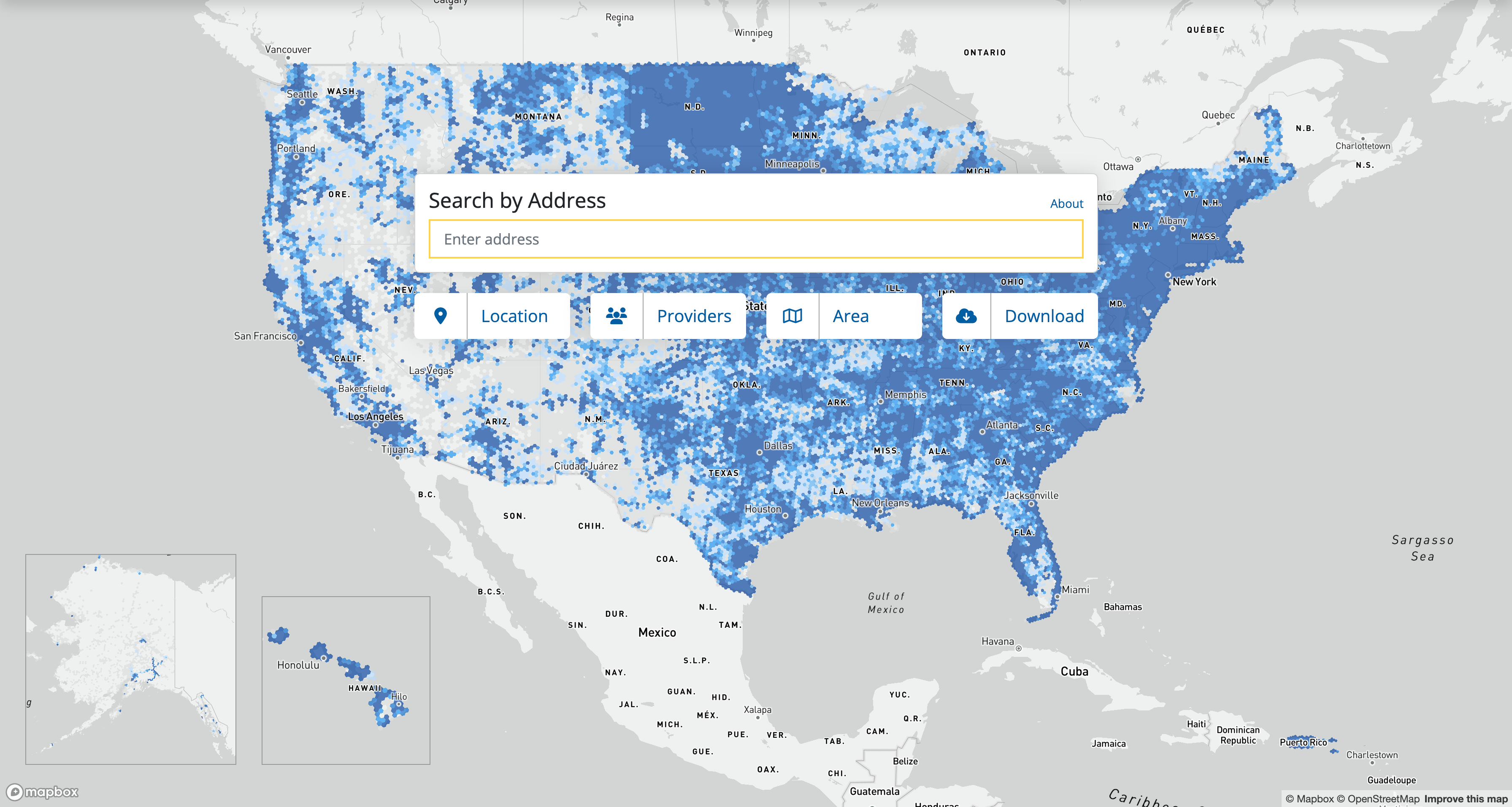 FCC national broadband map
